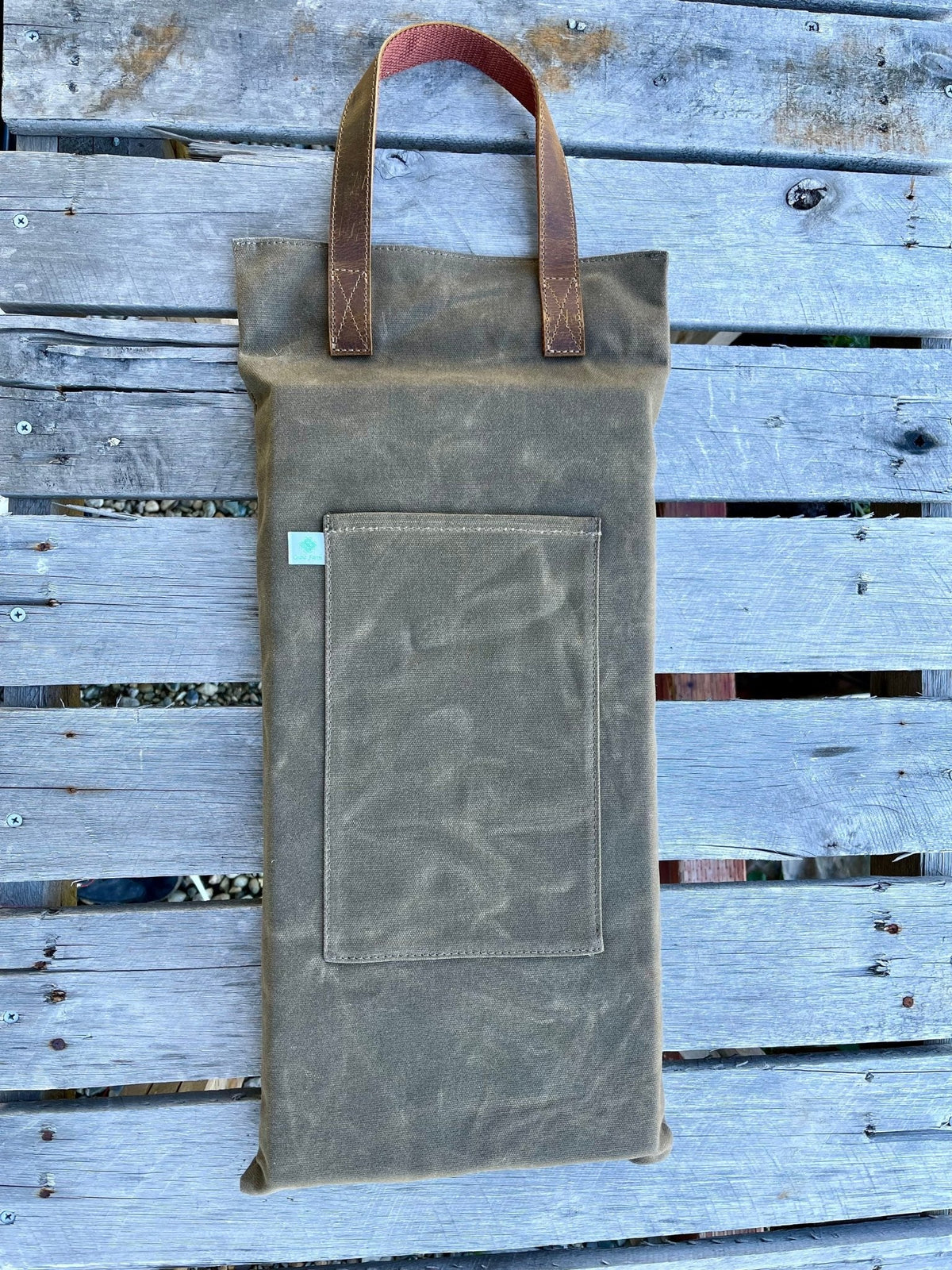 Garden Kneeler Pad – Thick Waxed Canvas